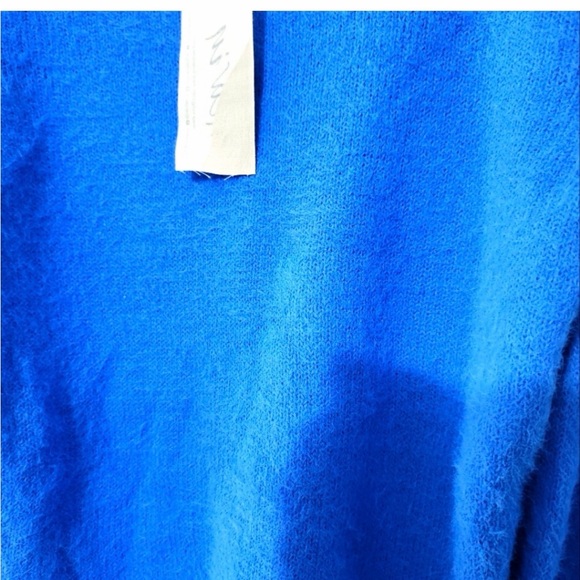 Vibrant Blue Crew Neck Sweater - Picture 6 of 8